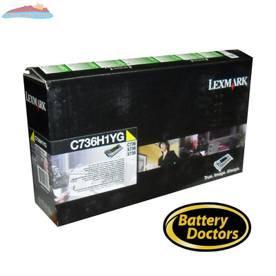 C736H1YG C736/X736/X738 YELLOW HIGH YIELD RETURN PROGRAM TON Lexmark