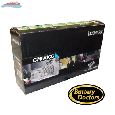 C746A1CG LEXMARK C746, C748 CYAN RETURN PGM TONER  7K Lexmark