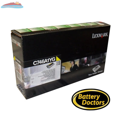 C746A1YG LEXMARK C746, C748 YELLOW RETURN PGM TONER  7K Lexmark