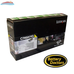 C746A1YG LEXMARK C746, C748 YELLOW RETURN PGM TONER  7K Lexmark