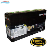C748H1YG LEXMARK C748 YELLOW HIGH YIELD RETURN PGM TONER 10K Lexmark