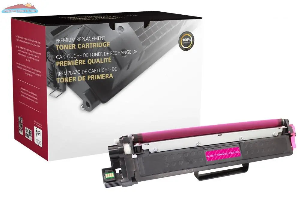CIG Remanufactured High Yield Magenta Toner Cartridge for Brother TN227 Clover Imaging