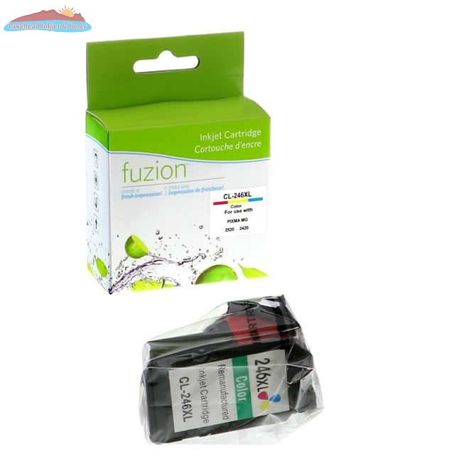 Canon CL-246XL Tri-Colour Remanufactured Inkjet Cartridge Fuzion