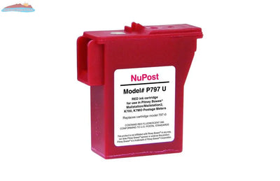 Dataproducts Postage Remanufactured Postage Meter Red Ink Cartridge for Pitney Bowes 797-0/797-Q/797-M Dataproducts Postage