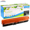 HP CE740A Black Remanufactured Toner Cartridge Fuzion