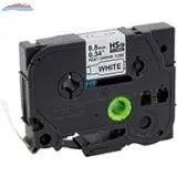 HSE221 Brother BLACK/WHITE HEAT SHRINK TAPE (9MM) Brother