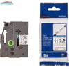 HSE231 Brother BLACK/WHITE HEAT SHRINK TAPE (11.7MM) Brother
