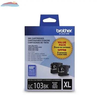 LC1032PKS 2-Pack of Innobella Black Ink Cartridges High Yield (XL Series) Brother