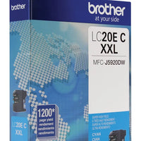 LC20ECS CYAN INK FOR MFCJ985DW 1.2K Brother