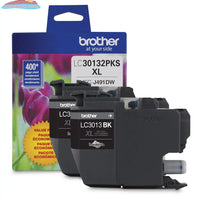 LC30132PKS BLACK HY 2PK INK FOR MFCJ491DW MFC690DW 0.4K/EA Brother