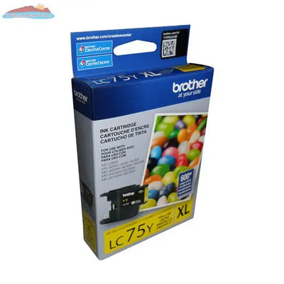 LC75YS INK CARTRIDGE YELLOW FOR MFCJ6510DW MFCJ6710DW MF Brother