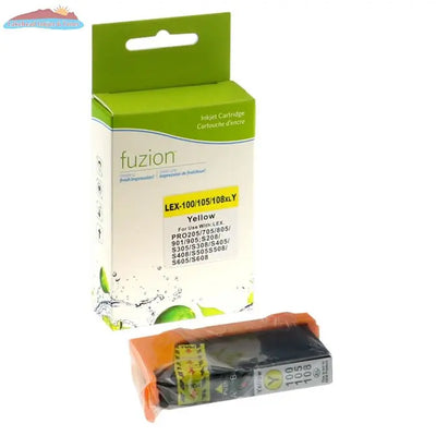 Lexmark 100XL Yellow Compatible Inkjet Cartridge Fuzion
