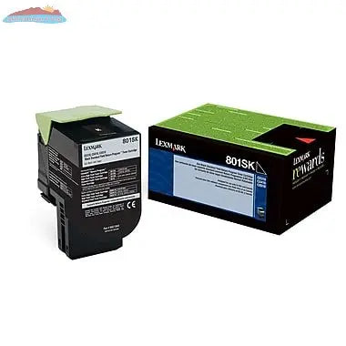 Lexmark 801K Black Return Program Cartridge Lakehead Inkjet & Toner