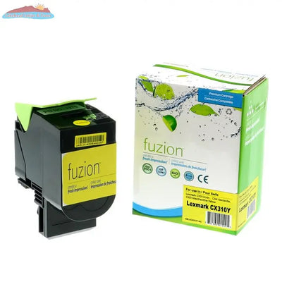 Lexmark 80C1SY0 Toner - Yellow Fuzion