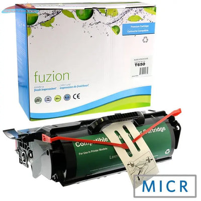 Lexmark T650 MICR Toner - Black fuzion