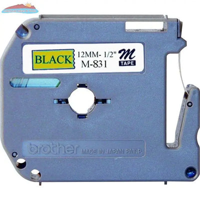 M831 Brother TAPES 12MM - BLACK ON GOLD Brother