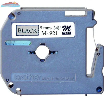 M921 Brother TAPES 9MM - BLACK ON SILVER Brother