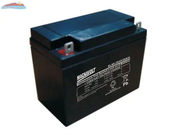 Magnavolt 6V/20AH Sealed Lead Acid Battery Magnacharge