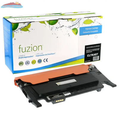 Samsung CLT-K407S Black Remanufactured Toner Cartridge Fuzion