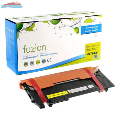 Samsung CLT-Y406S Yellow Compatible Toner Cartridge Fuzion