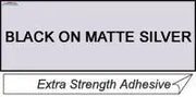 TZES961 BLACK ON MATTE SILVER 36MM  LAMINATED STRONG ADHES Brother