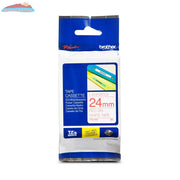 TZe252 (TZ252) RED/WHITE TAPE (24MM) / RUBAN ROUGE/BLANC Brother