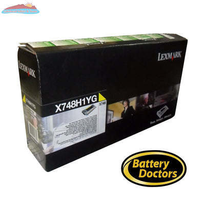 X748H1YG LEXMARK X748 YELLOW HIGH YIELD RETURN PGM TONER 10K Lexmark