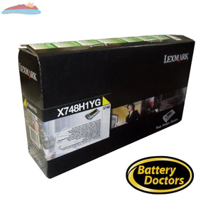 X748H1YG LEXMARK X748 YELLOW HIGH YIELD RETURN PGM TONER 10K Lexmark
